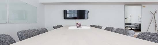 thorough office tidy, glistening, well-aligned, light greys, diffused sunlight