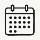Colorful calendar icon representing events and scheduling.